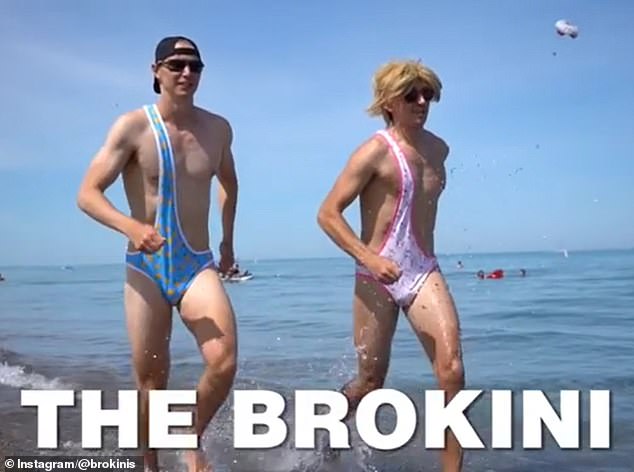 Скоро на пляже рядом с вами? Друзья из Торонто запускают причудливый купальник “Брокини” для мужчин.