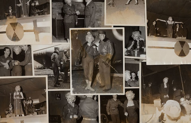Редкие фотографии Мэрилин Монро с военными в конце Корейской войны