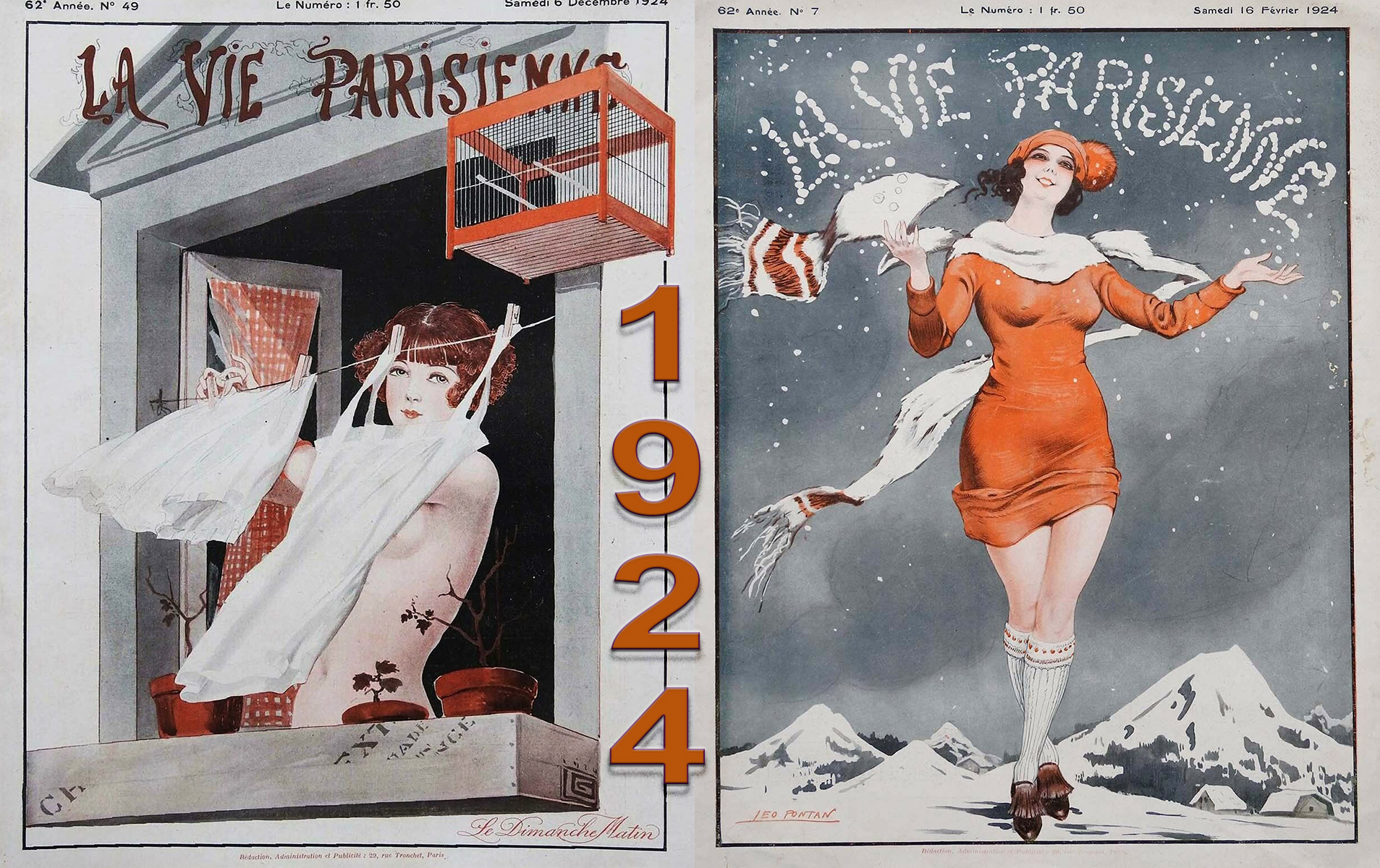 LA VIE PARISIENNE 1924 / ЖУРНАЛ “ПАРИЖСКАЯ ЖИЗНЬ” ЗА 1924 ГОД.