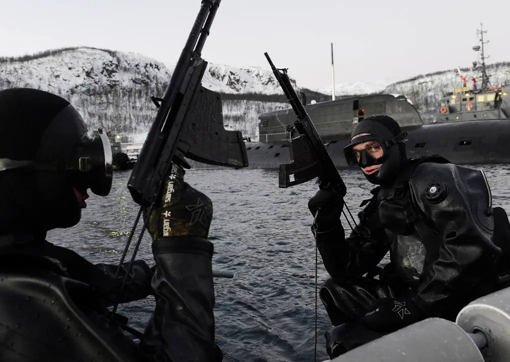 Внутри российского элитного спецназа “Frogmen”, вооруженного подводным оружием и флотом дрессированных дельфинов-убийц