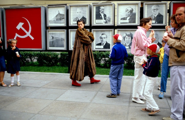 Модная фотосессия в Ленинграде в 1987 году