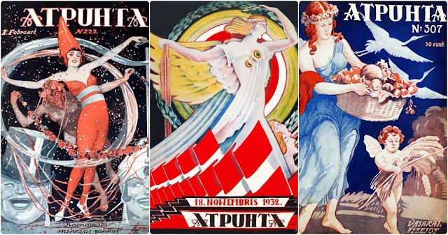 25 фотографий обложек журнала “Атпухта” в 1920-х и 30-х годах