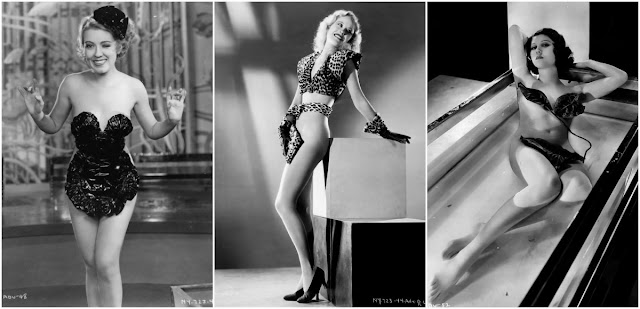 Винтажные фотографии прекрасных дам в откровенных костюмах для фильма “Hips, Hips, Hooray!” 1934 года.