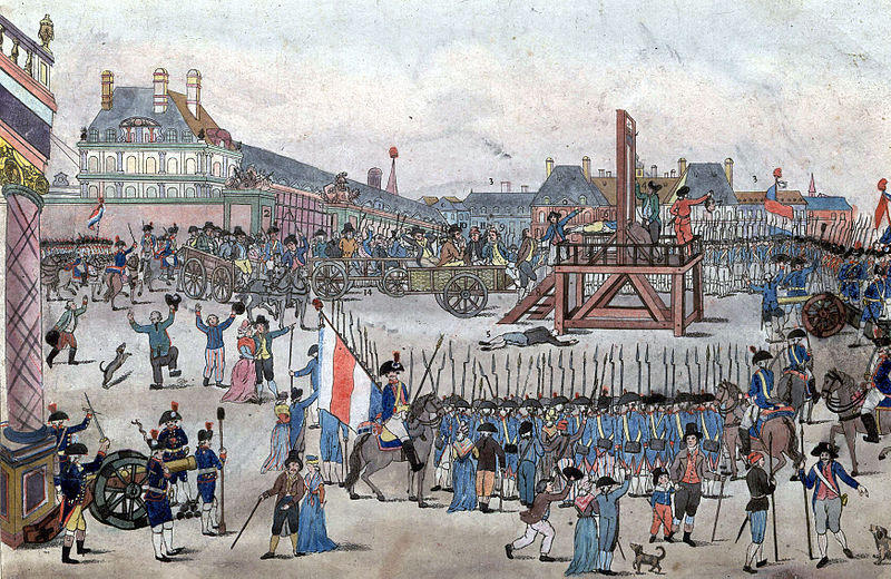 Страницы кровавой истории французской революции.