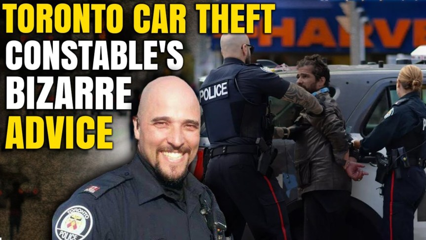 Альтернативно одаренный полицейский предложил торонтуйцам (Канада) отдавать машины ворам.